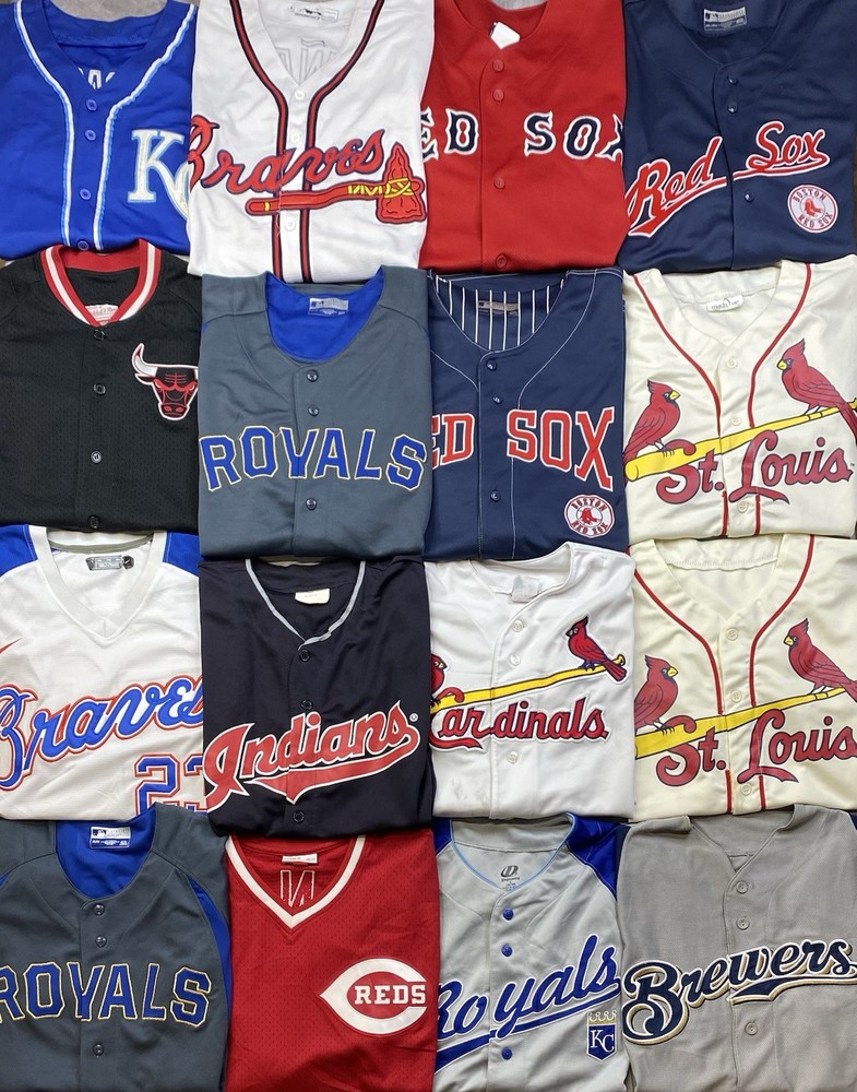 MLB Basketball Jersey Lot Of 16 Nike Adidas New Era Vintage Knicks Yankees Cubs