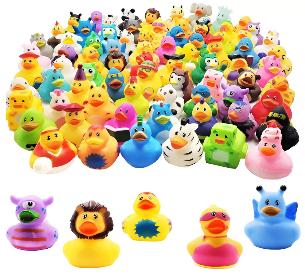 Bulk Rubber Duck Assortment for Jeep Ducking Floater Bath Toys