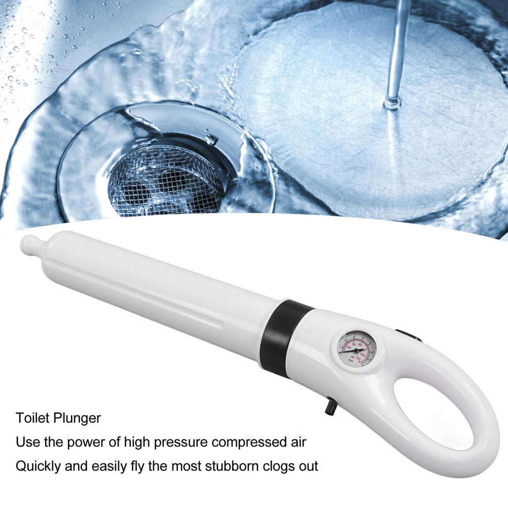 Toilet Plunger Drain Unblocker Pneumatic Dredge Equipment High Pressure Blaster