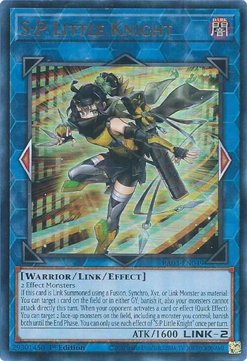 S:P Little Knight (UR) RA03-EN049 Quarter Century Bonanza 1st Edition