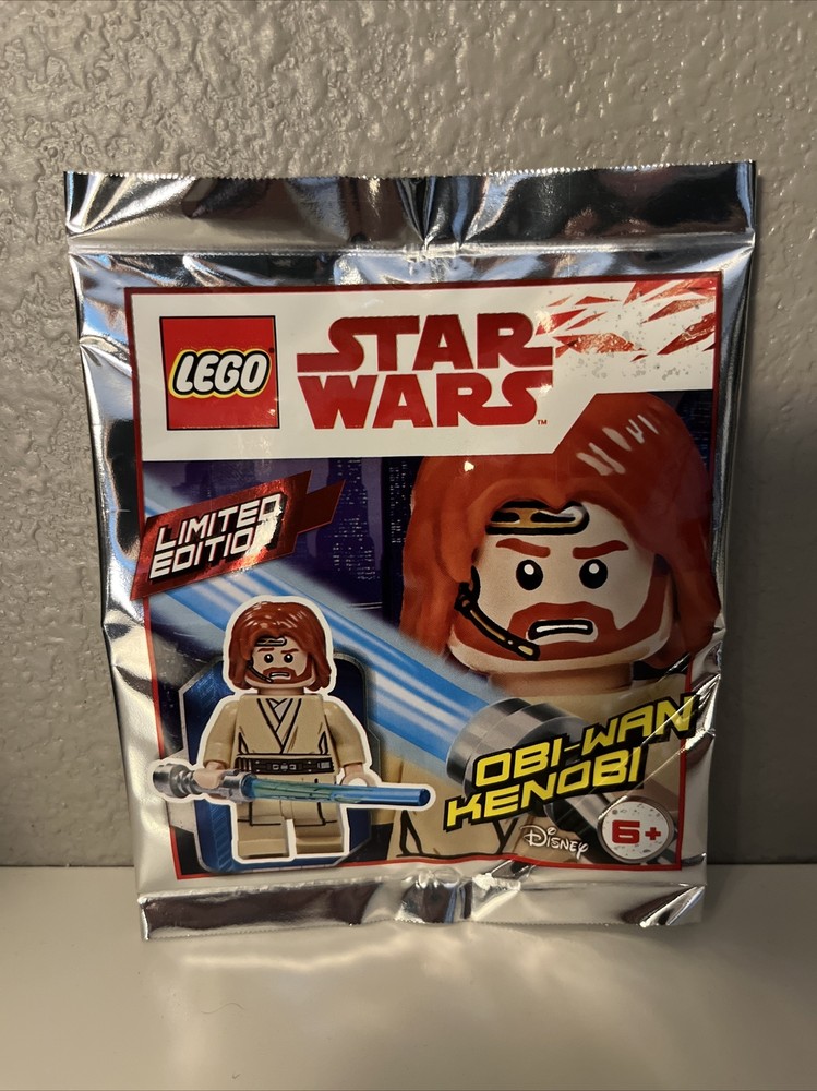 LEGO SW Obi-Wan Kenobi Minifig/ Blue Lightsaber Foil Pack 911839-1