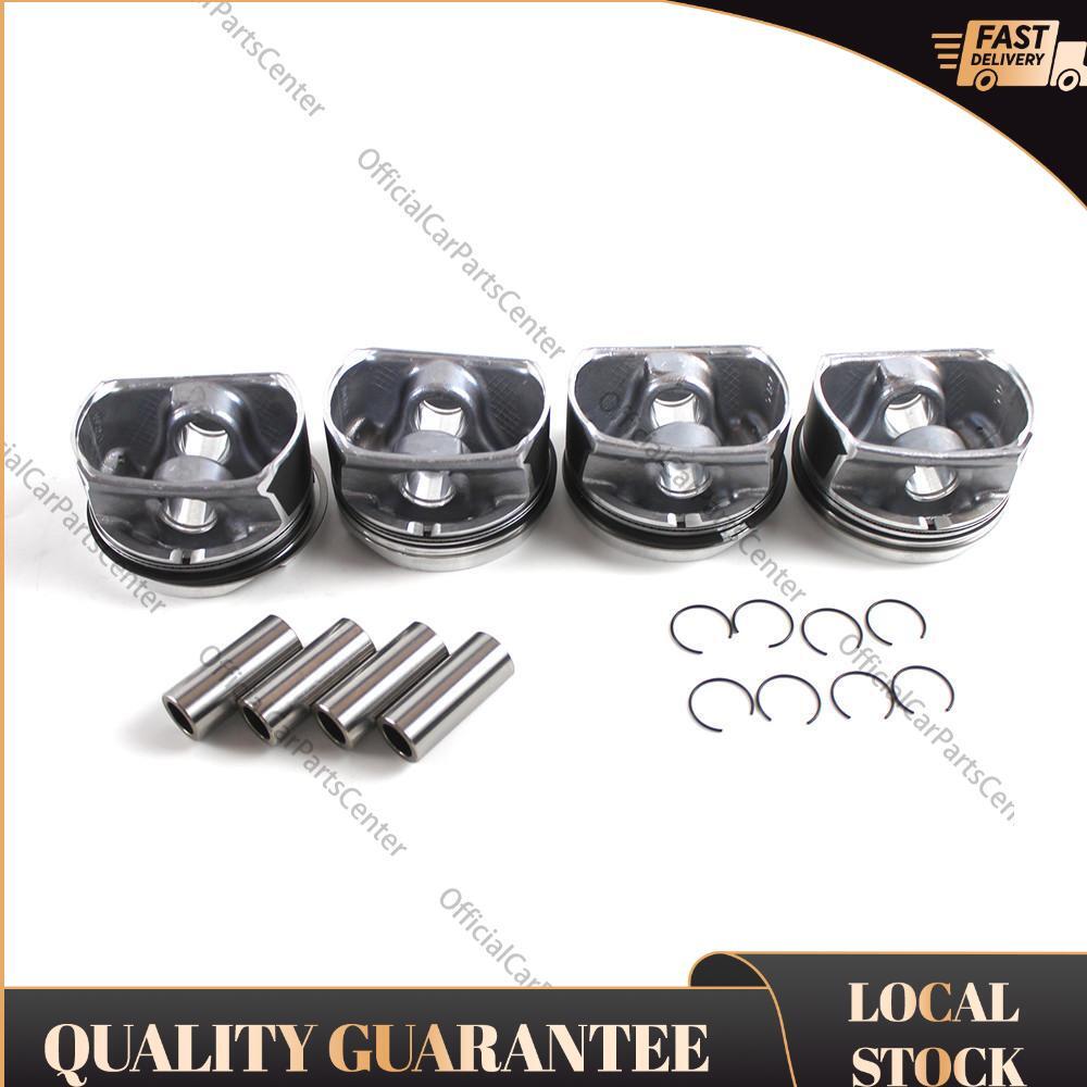 4X 77mm Bore PISTON & RING For N12 N16 06-16 MINI R55-R60 Cooper Countryman