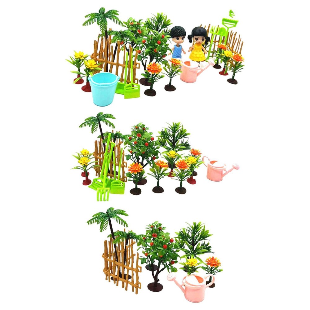 Miniature Fairy Garden Kit Miniature Garden Plants Ornament Garden Decor Statue