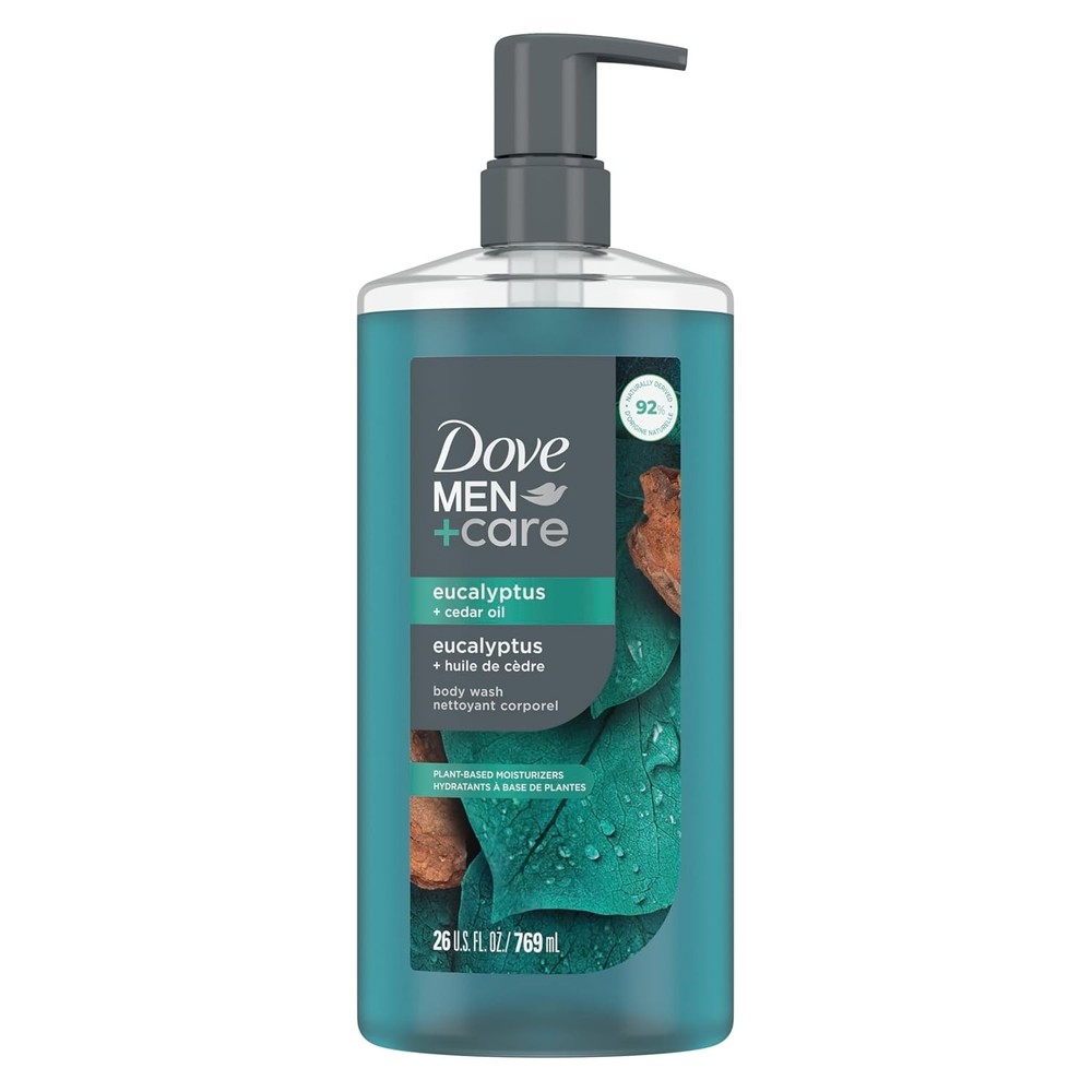 DOVE MEN CARE Eucalyptus Cedar Oil Body Wash for Skin Repair