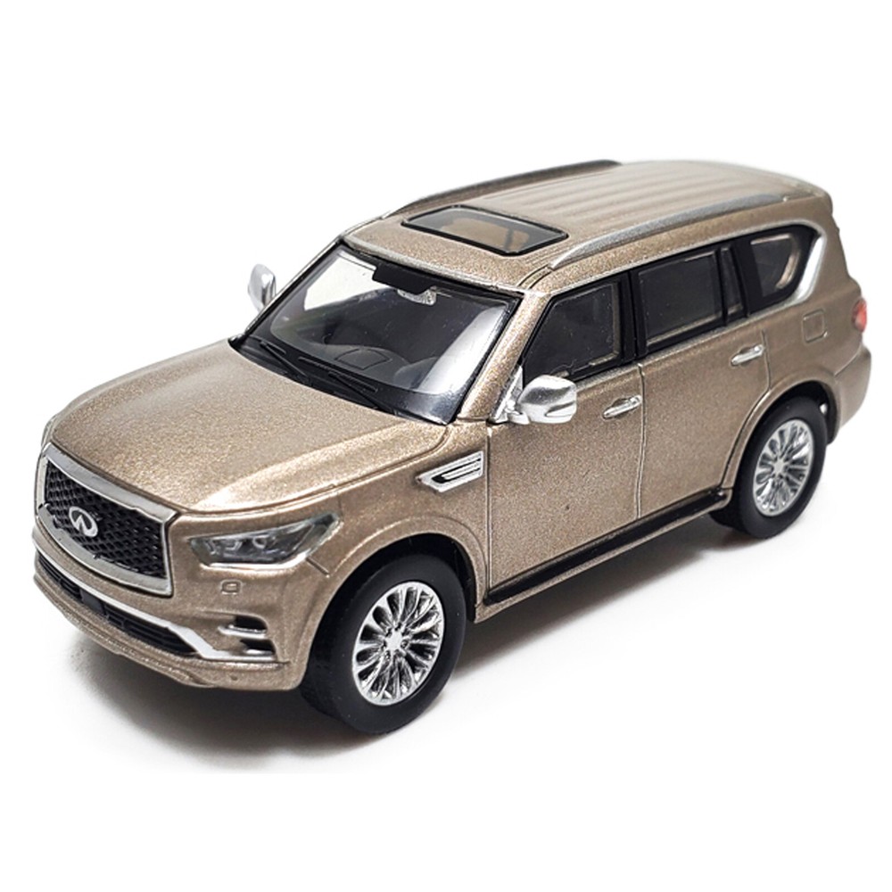 1:64 Paudi Infiniti QX80 Diecast Model Car Toy Gift Collection