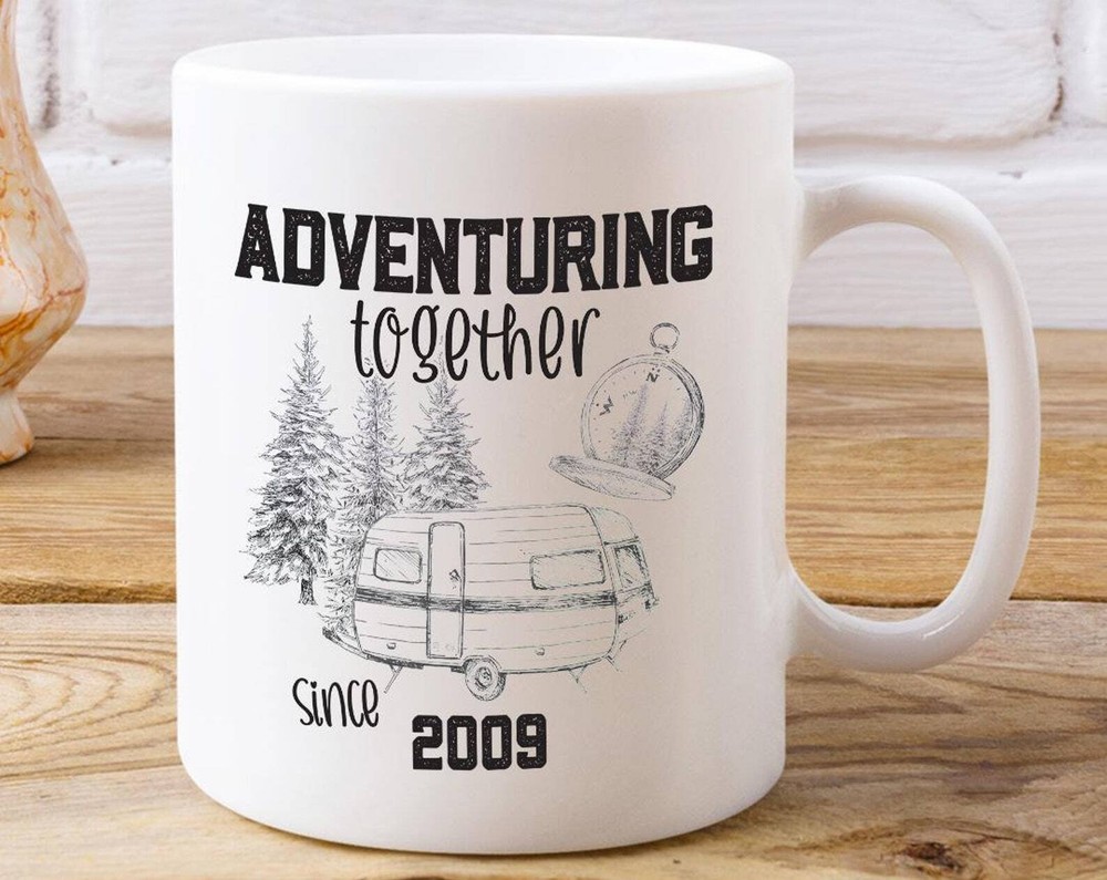 Personalized Gift For Friends Custom Dateadventuring Together Coffee Mug