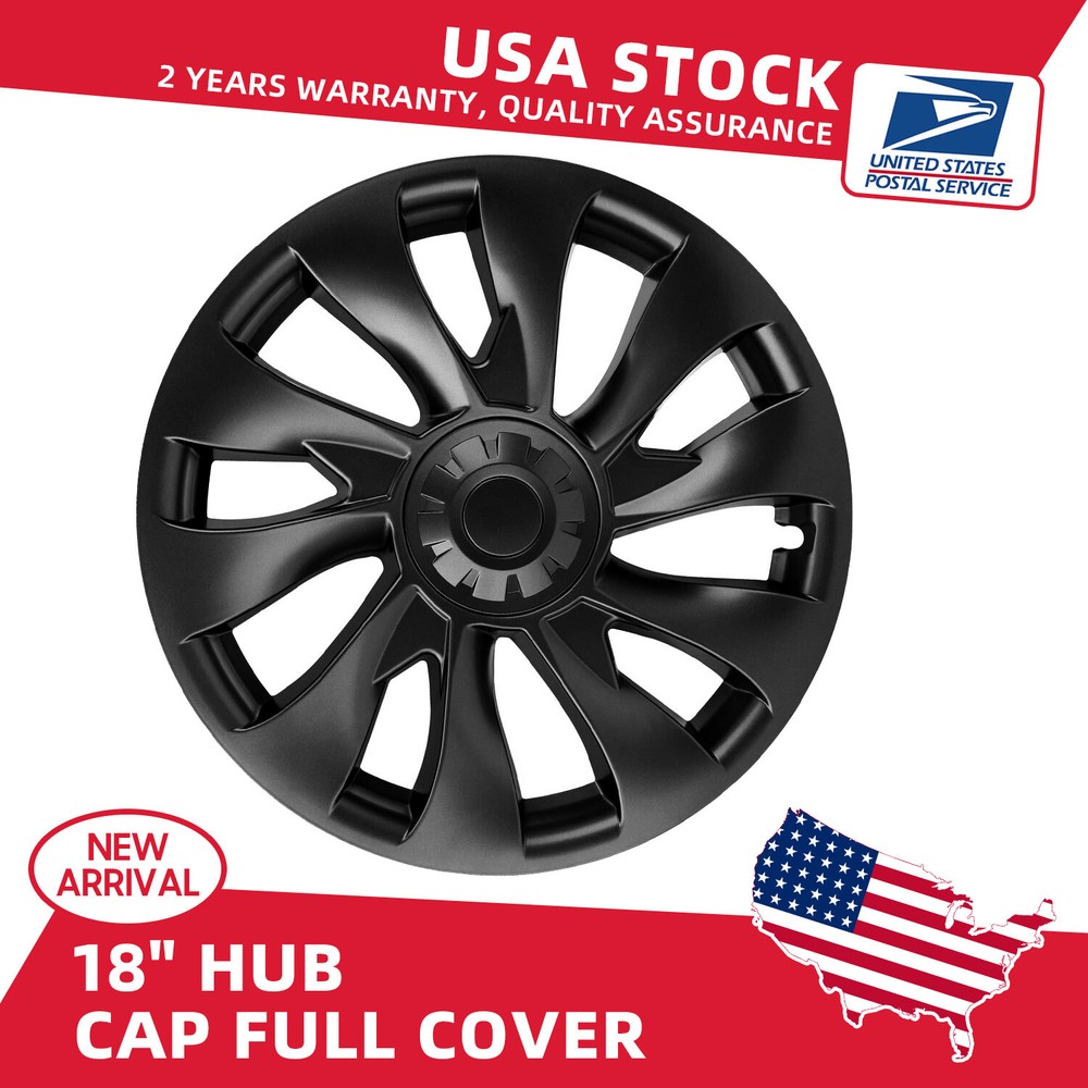 Tesla Model 3 18-Inch Blade Wheel Cover Hubcap Set 1PC Full Cover  