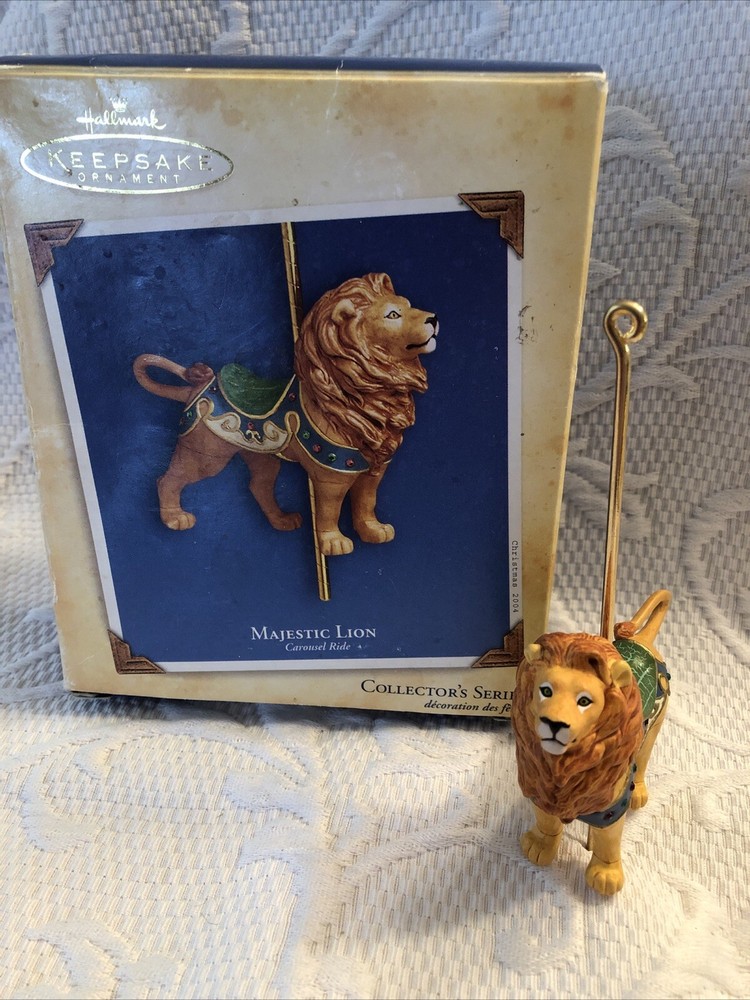 Hallmark: Majestic Lion from the Carousel Series, 2004,