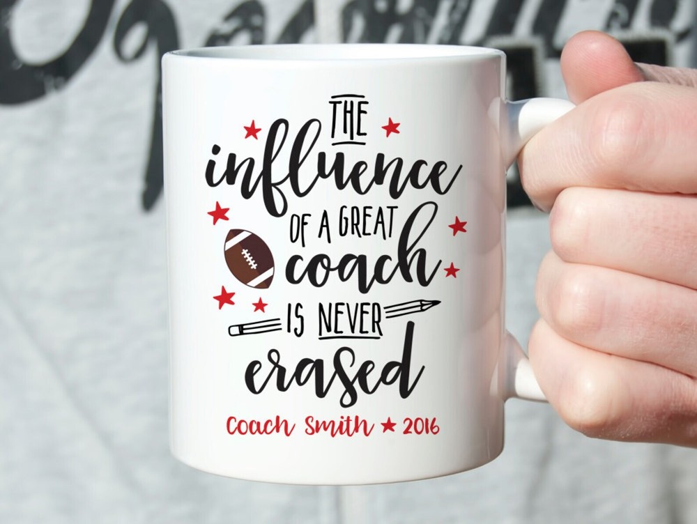 Personalized Football Coach Mug - Perfect Christmas Gift for Coaches
