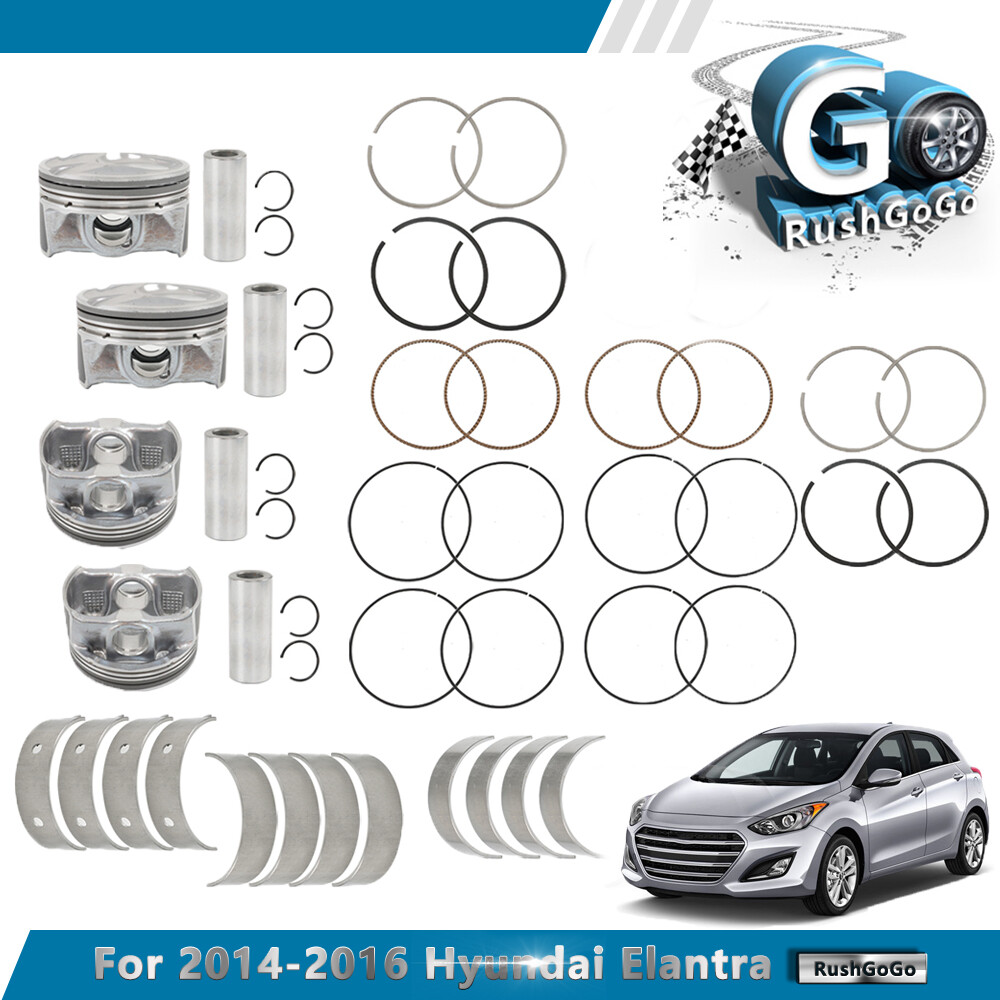 Complete 2.0L Engine Rebuild Kit for 2014-2019 Hyundai Kia - Pistons Rings Bearings