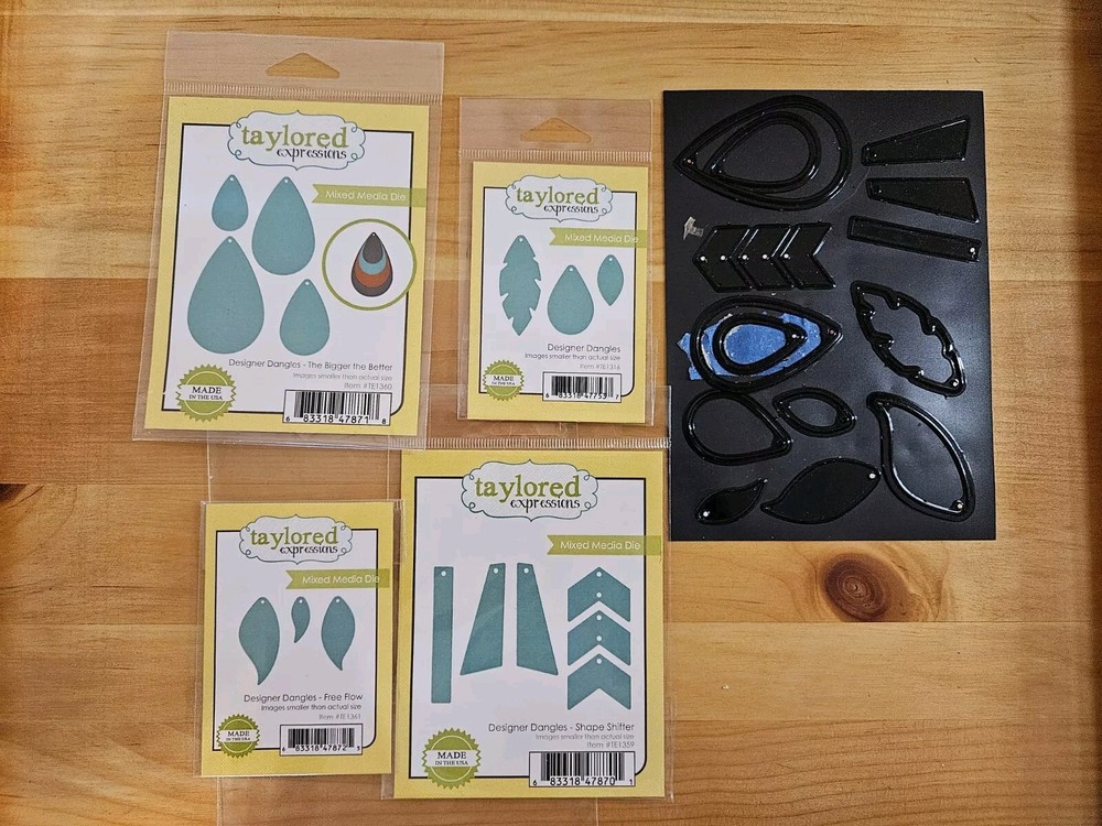 Taylored Expressions Designer Dangles Lot Of 4 Die Sets