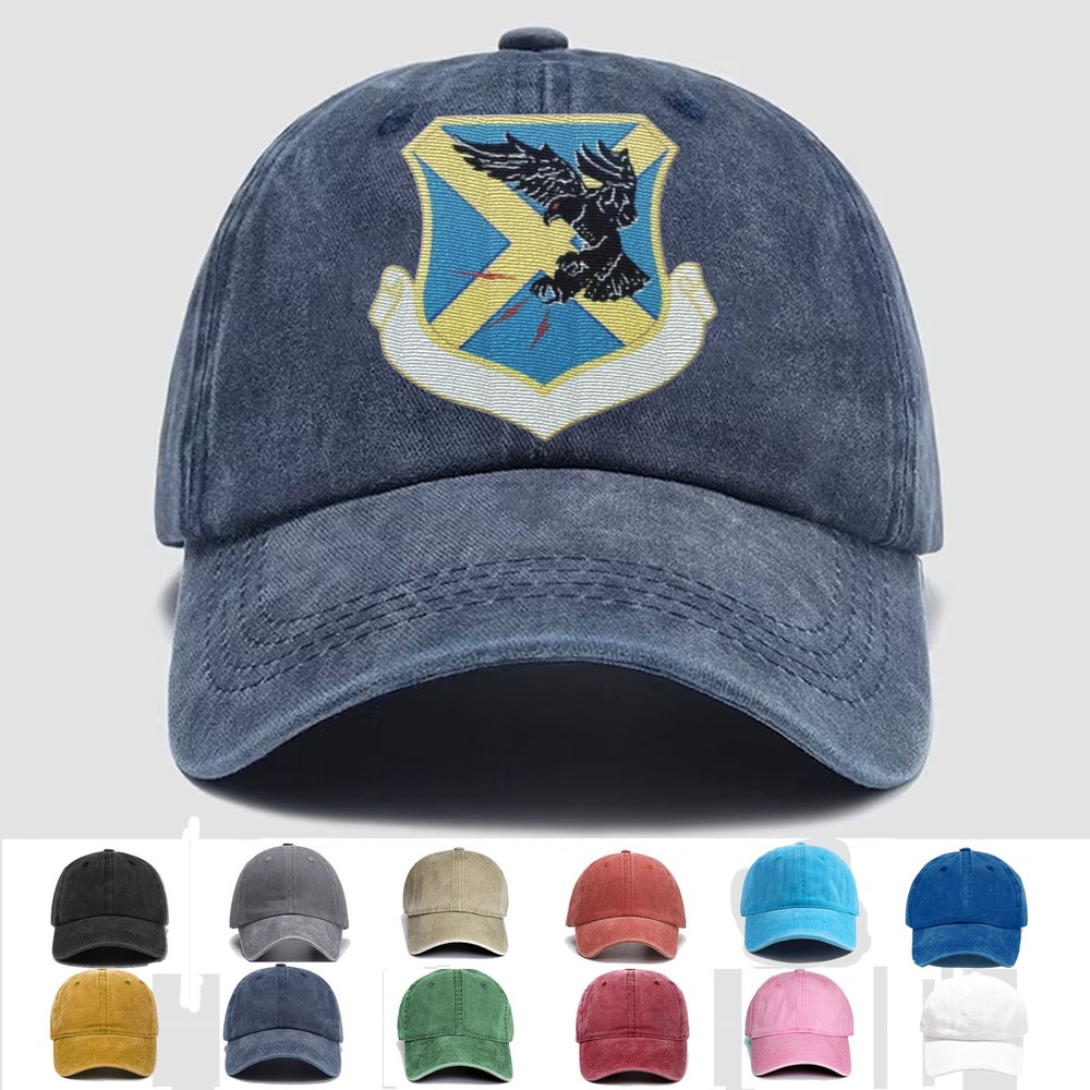 Custom Embroidered Hat 37th Tactical Fighter Wing, Veteran Cap, Trucker Hat,Gift