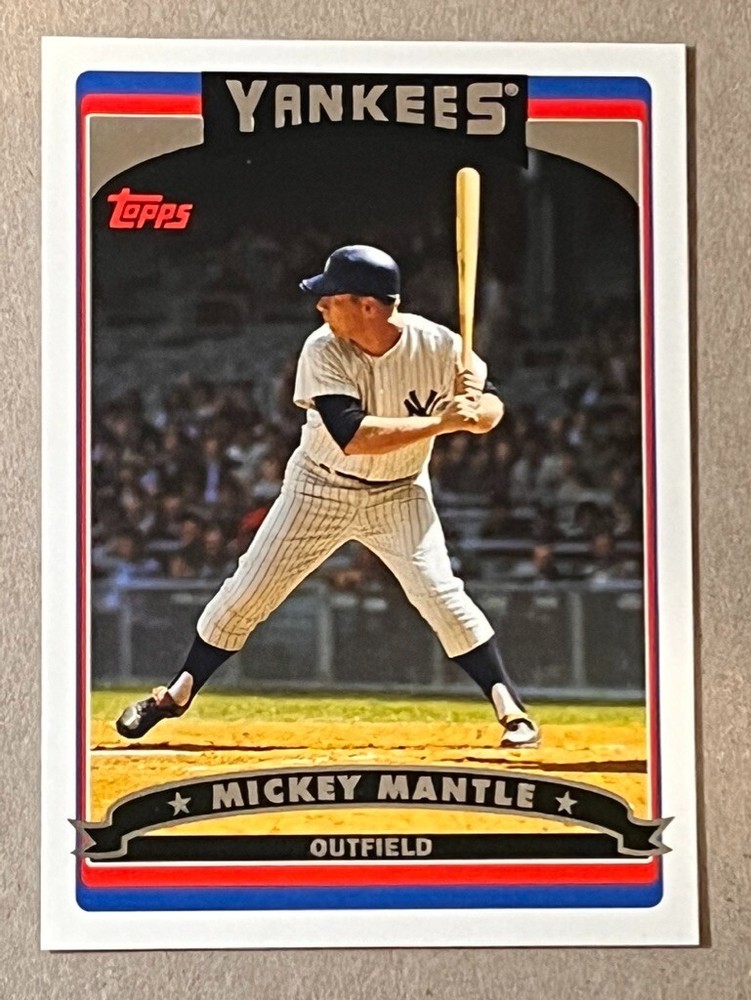 2006 Topps Baseball Card #7 MICKEY MANTLE New York Yankees