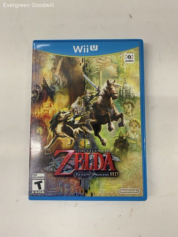 Legend of Zelda Twilight Princess HD Wii U Game used/untested