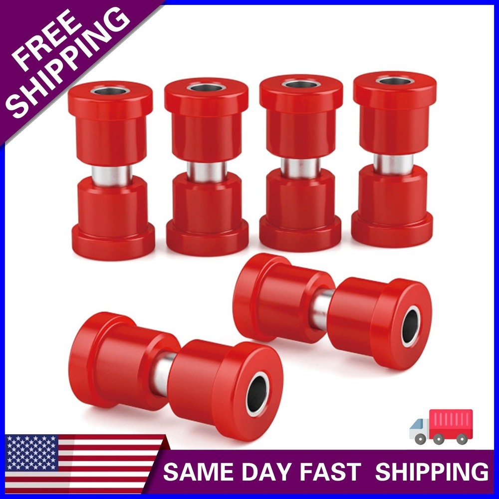 6 Sets EZGO TXT Rear Leaf Spring Bushing Kit 1994 up Gas/Electric Golf Cart Part