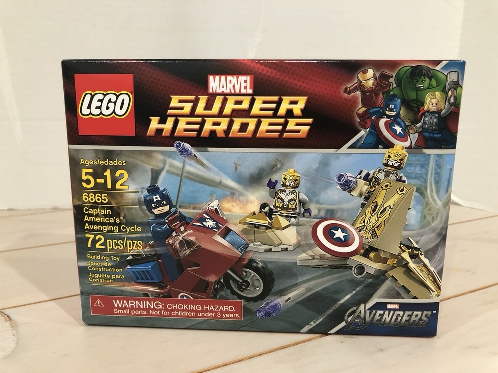 LEGO Captain America's Avenging Cycle 6865 Marvel SUPER HEROES theme