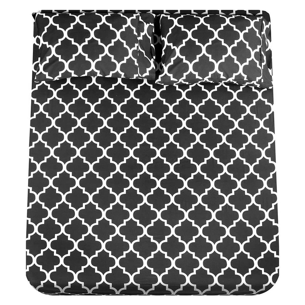 Mejoroom Queen Bed Sheet Set - Super Soft Brushed Microfiber 1800 Thread Coun...