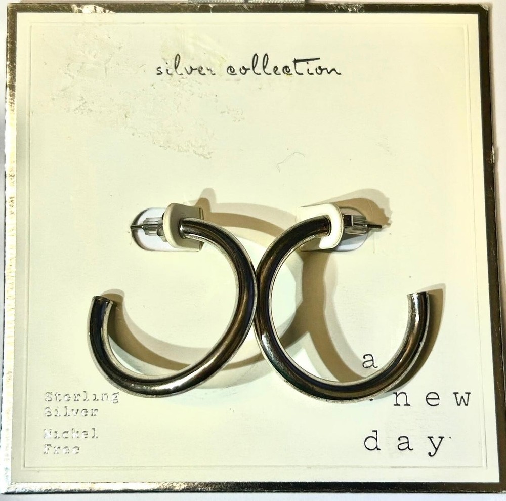 A New Day . Earring  Sterling Silver Nickel Free