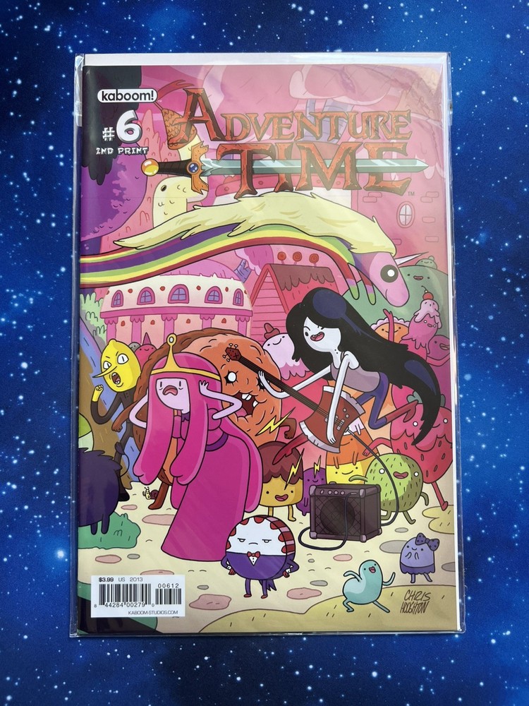 ADVENTURE TIME #6, 2nd Print, COVER by CHRIS HOUGHTON (2013) Kaboom!