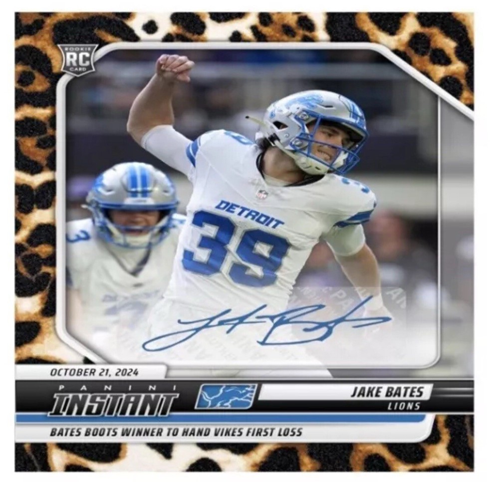 PRESALE (1) 2024 Panini Instant Jake Bates #101 NFL Rookie RC JAGUAR AUTO xx/10-image