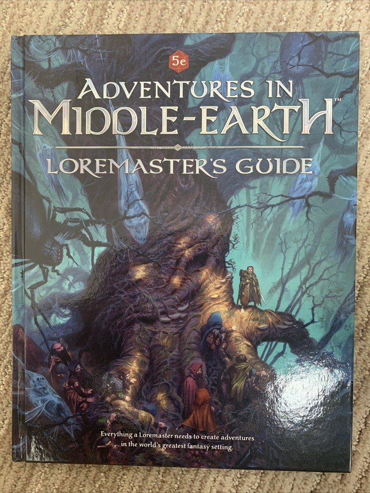 Adventures in Middle-Earth Loremaster's Guide RPG 5E Cubicle7 Hardcover LOTR