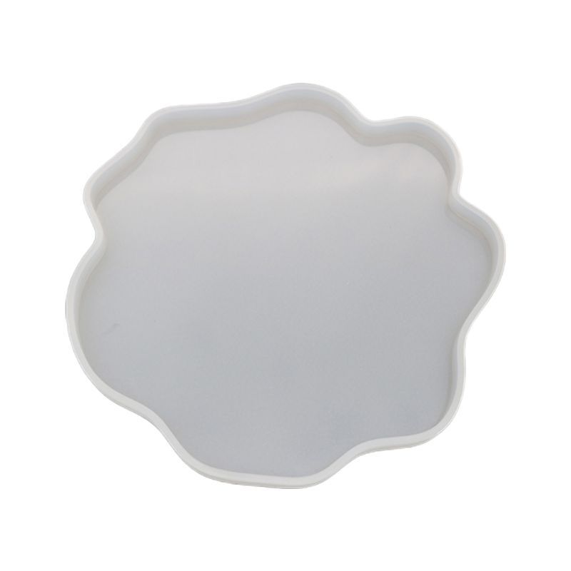 Silicone UV resin mold for irregular crystal epoxy cup coasters