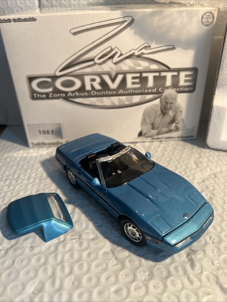 1:32 1987 CORVETTE ZORA ARKUS-DUNTOV AUTHORIZED COLLECTION BY ACTION W/BOX