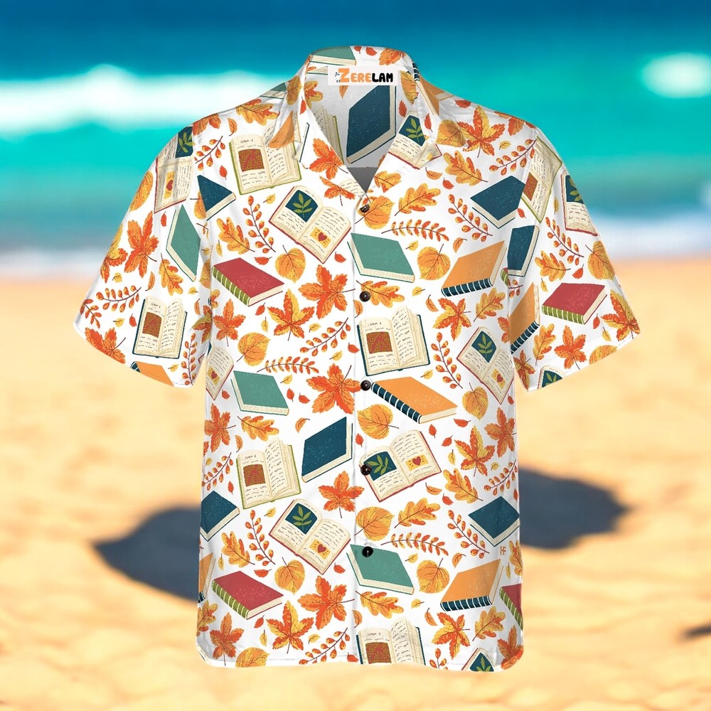 Autumn Back To School Teacher Hawaiian Shirt for Fall Season Style and Comfort