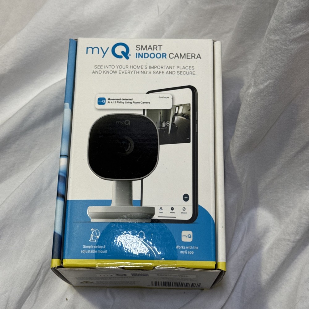 Chamberlain - myQ Smart Indoor Home Security Camera - White (AX)