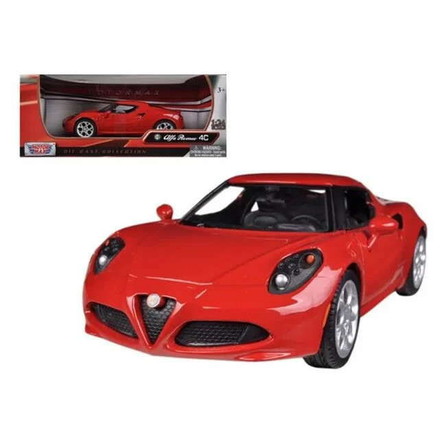 MOTORMAX ALFA ROMEO 4C 1/24 DIECAST CAR 79320