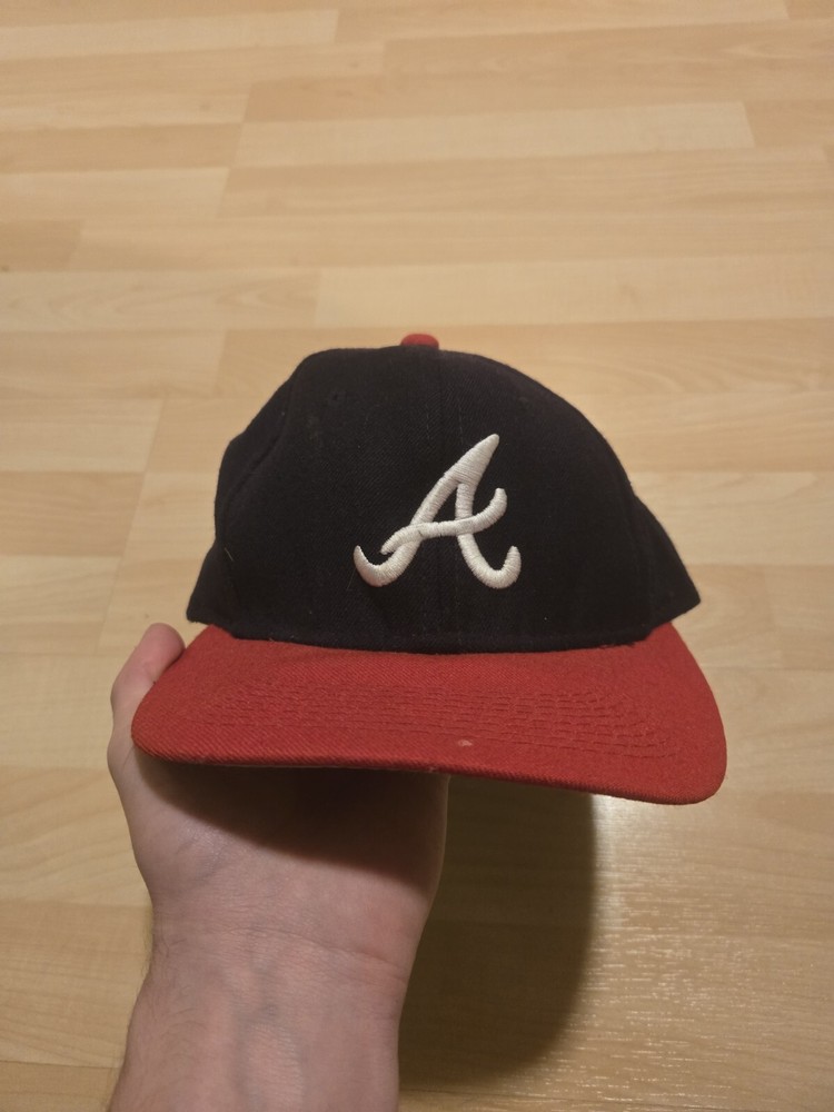 Vintage Atlanta Braves Hat Size 7 Fitted Sports Specialties Plain Logo Wool