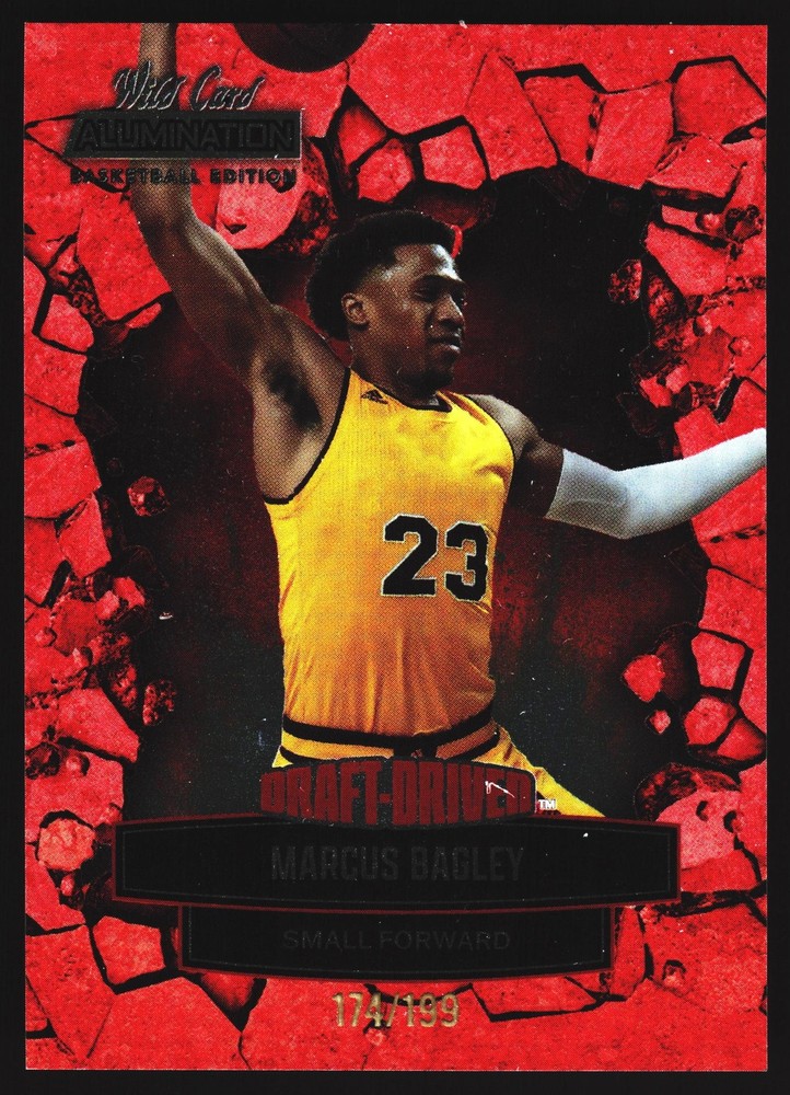 Marcus Bagley # /199 2022 Wild Card Arizona State SN SHORT PRINT