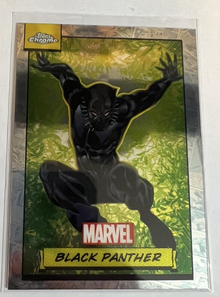 Black Panther #53 Topps Chrome 2024 Marvel Base Trading Card