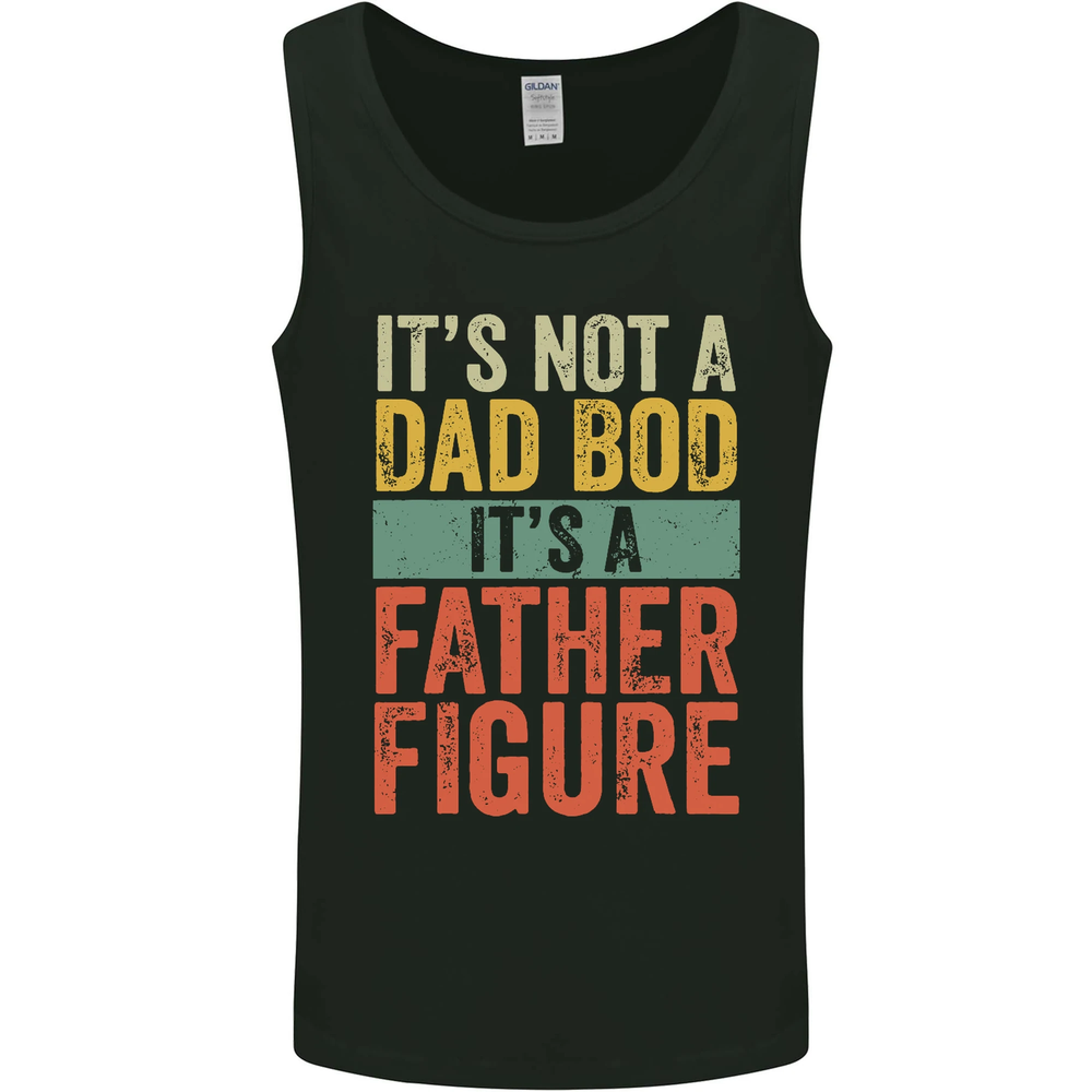 Fathers Day Dad Bod Its a Father Figure Mens Vest Tank Top-image