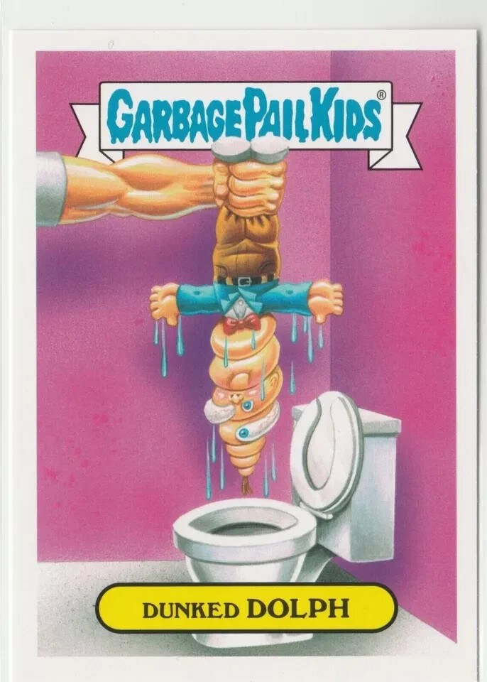 Dunked Dolph #3a Garbage Pail Kids GPK 2016 American As Apple Pie