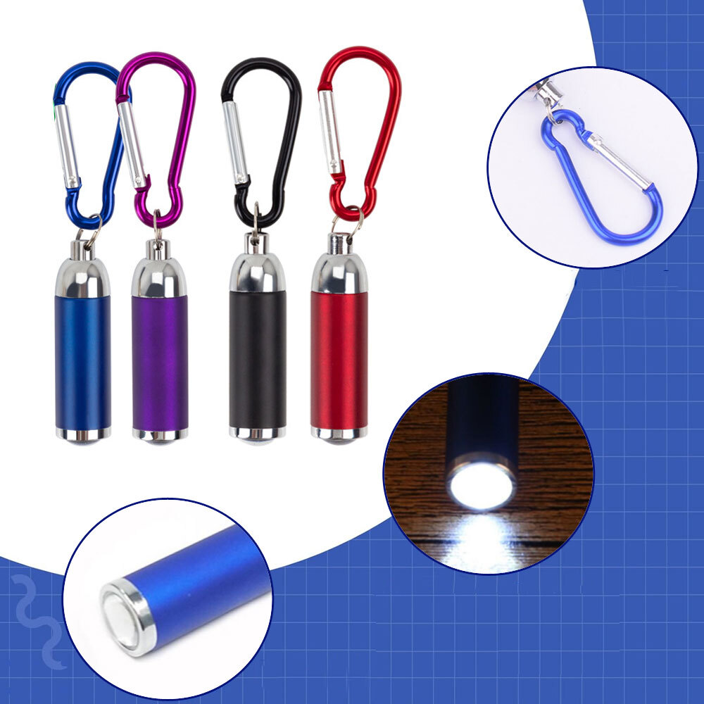 Ultra Bright Mini LED Camping Flashlight with Keychain Portable Design
