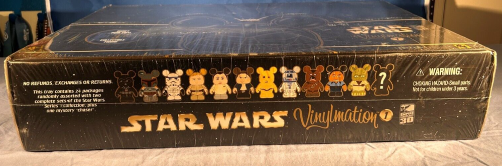 Disney Vinylmation Star Wars Series 1 Case 24 Factory Sealed Box Tray w/Chaser