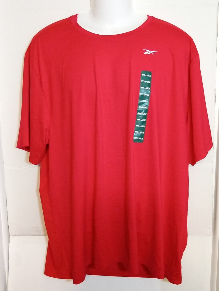 Reebok Men's Speed Wick Mesh Back Panel Red 3XL Reg Fit