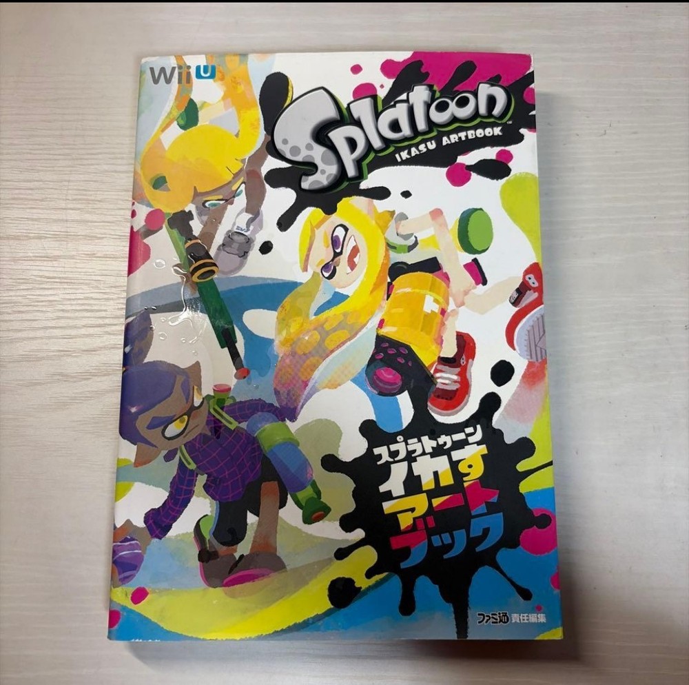 Splatoon IKASU Art BOOK Nintendo Illustrations Japan