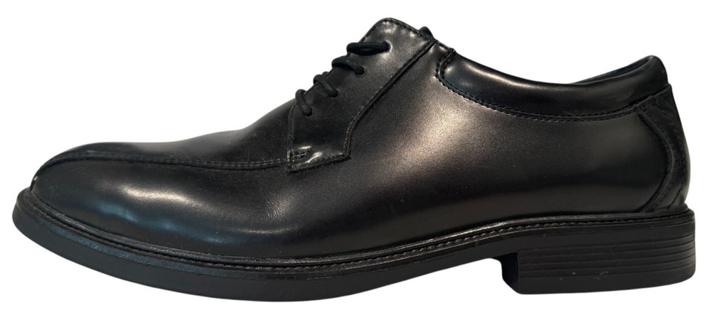 Nunn Bush Comfort Gel Leather Oxford Dress Shoes Black 81161-001 Men's 12M