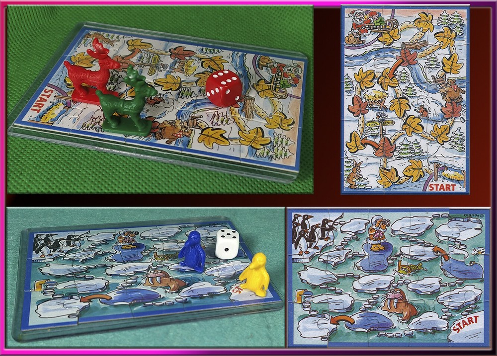 KINDER SURPRISE Puzzle Game with  animals 2002 #475 RARE