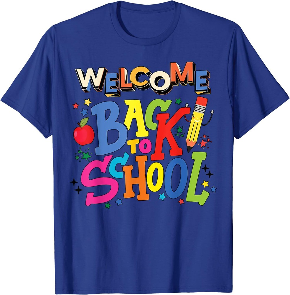 Welcome Back To School First Day Of School Teachers Unisex T-Shirt-image