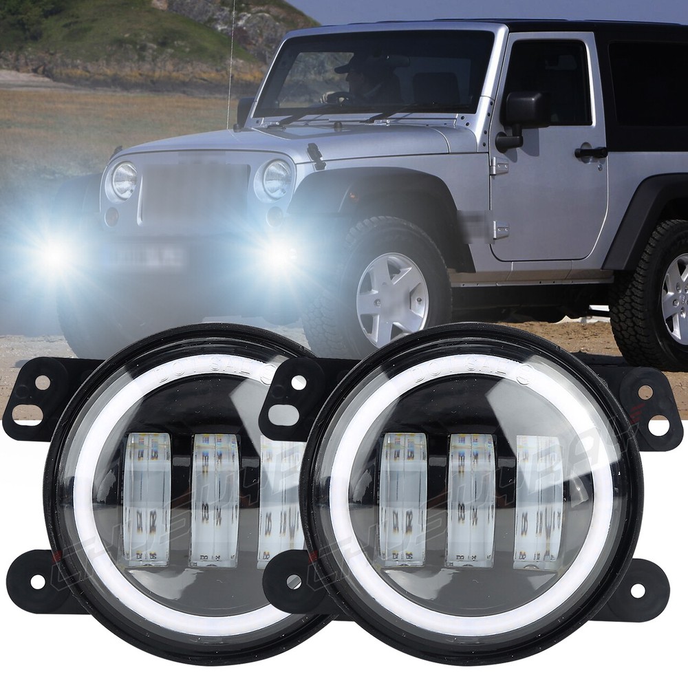 Bumper Fog Light Lamp Bulb For Jeep Wrangler JK 2 Door 2007~2012 2013 2014 2015