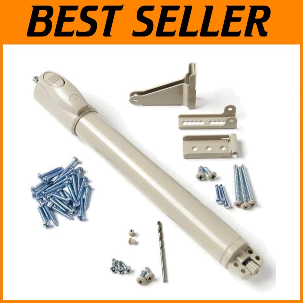 Comprehensive Storm Door Closer Kit in Sandtone - All-Inclusive Hardware Set