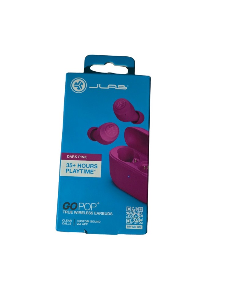 JLab Go Air Pop True Wireless Earbuds with Charging Case - Latest Model