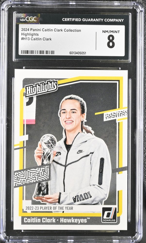 2024 Panini Caitlin Clark Collection Caitlin Clark #H13 Highlights CGC 8