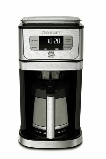 Cuisinart Burr Grind & Brew DGB-800 12-Cup Coffee Maker - Black/Stainless Steel