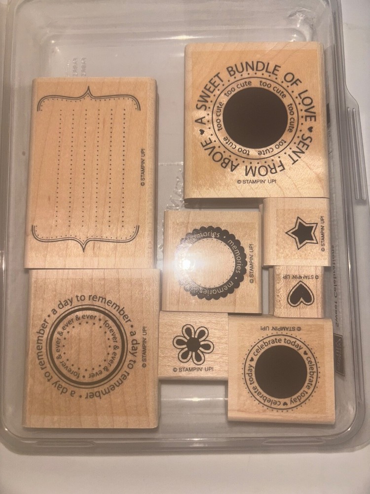 Stampin up Sweet celebrations set of 8