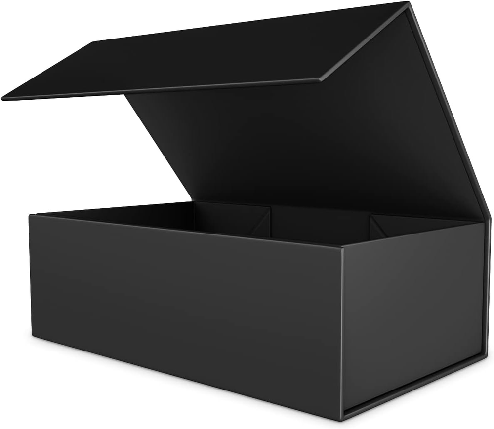Gift Box Black with Magnetic Closure Lid 10