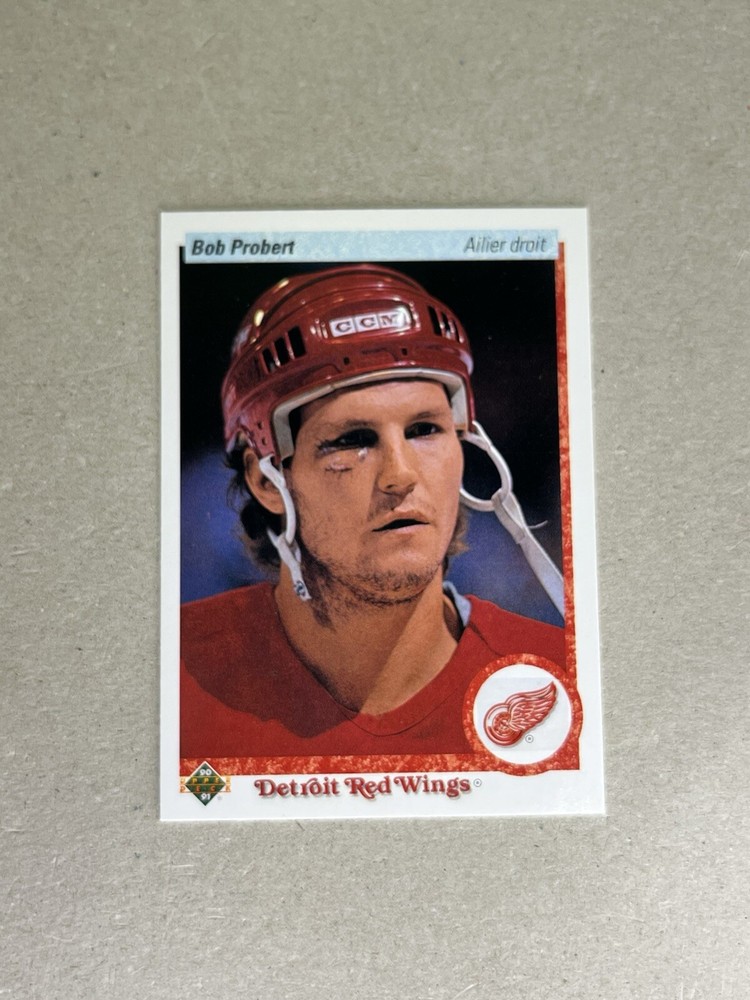 1990-91 Upper Deck #448 Bob Probert Detroit Red Wings
